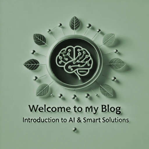 Welcome! An Introduction to this blog